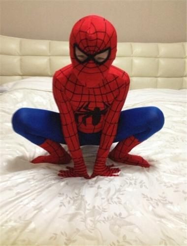 スパイダーマン風 コスチューム★Spider-Man コスプレ★90cm~180cm★ハロウィン パーティ 余興 結婚式 ハロウィーン【新品】
