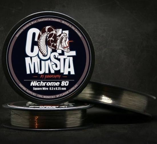 【在庫あり★即納可能】COIL MONSTA Nichrome 80 wire 20~40AWG 30ft /100ft★コイルモンスタ ニクロム ワイヤー【新品・未開封】