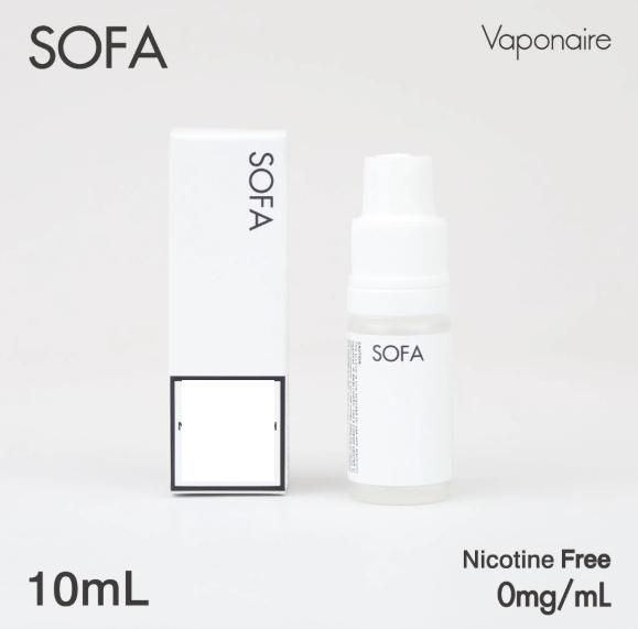 赤字上等★激安セール【在庫ラスト1個★即納可能】イギリス生産 電子タバコ用リキッド Vaponaire Sofa 10ml★ニコチン濃度0%★VAPE・ベイプ ベポネア ソファー