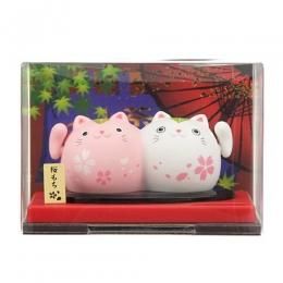 【在庫あり★即納可能】ソーラー 茶菓子ねこ 桜もち【新品★未使用品】