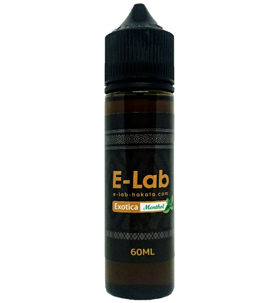 赤字上等★激安セール【在庫ラスト2個★即納可能】国産 電子タバコ用リキッド E-Lab Exotica Menthol 60ml★ニコチン濃度0%イーラボ エキゾティカ メンソール 日本生産