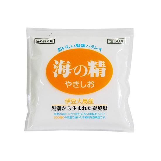 【お取り寄せ★納期 最長 約2週間】海の精 やきしお (詰替) 60g