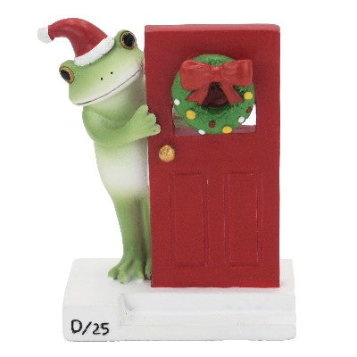 【在庫あり★即納可能】コポー クリスマスドアとカエル Copeau★風水★金運【新品】【蛙/カエル/かえる】【置物】【キャラクターグッズ★雑貨】626235