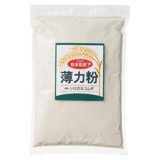 【お取り寄せ★納期 最長 約2週間】オーサワ 熊本県産 薄力粉 500g
