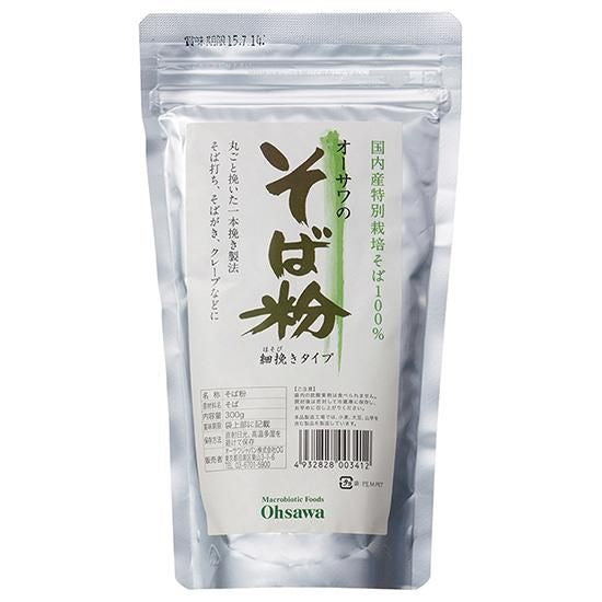 【お取り寄せ★納期 最長 約2週間】オーサワ そば粉 (細びき) 300g