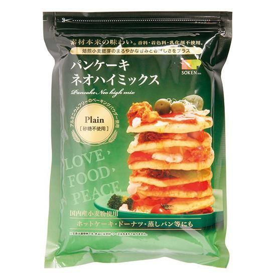 【お取り寄せ★納期 最長 約2週間】創健社 パンケーキネオハイ ミックス砂糖不使用(プレーン) 400g/ 130492