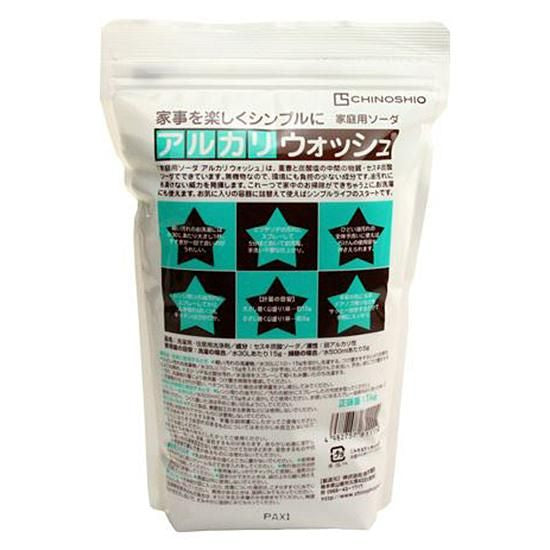 【お取り寄せ★納期 最長 約2週間】CHINOSHIO アルカリウォッシュ(セスキ炭酸ソーダ) 1kg