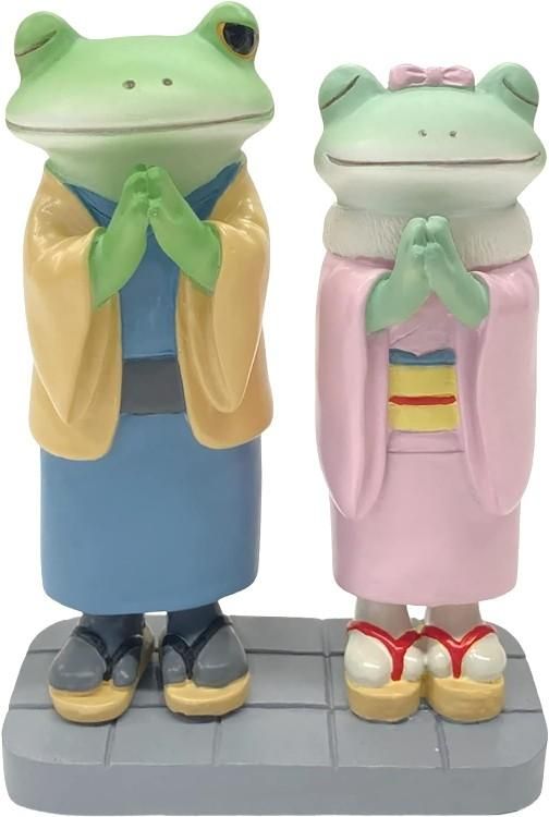 【在庫あり★即納可能】コポー カップル何をお願いした? Copeau★風水★金運【新品】【蛙/カエル/かえる】【置物】【キャラクターグッズ★雑貨】
