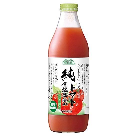 【お取り寄せ★納期 最長 約2週間】オーサワ トマトジュース 純トマト(食塩無添加) 1L
