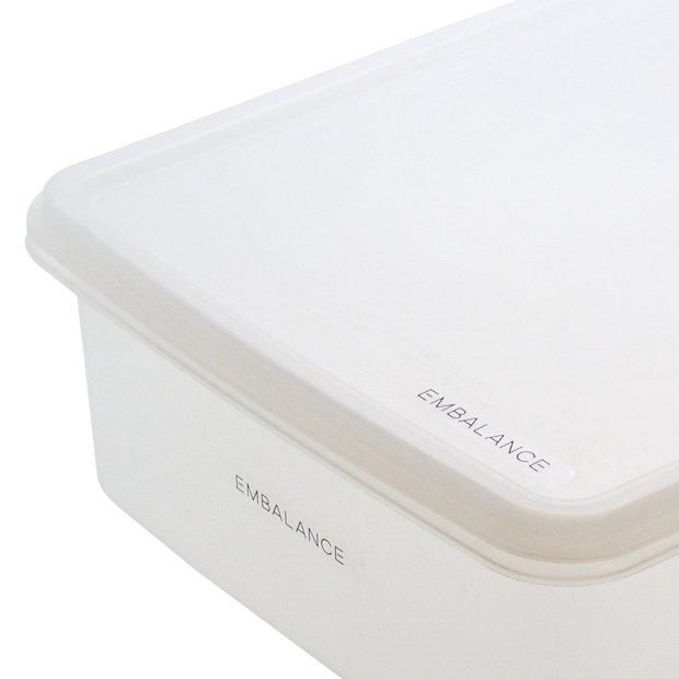 【お取り寄せ★納期 最長 約2週間】エンバランス レクタングルコンテナ 5.7L(角型)