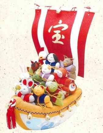 【お取り寄せ★納期 最長 約2週間】特大 鈴なり宝船十二支★安心の日本製!華やかで豪華なお正月飾り!