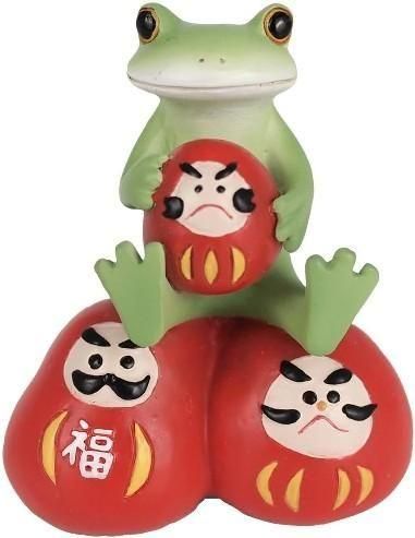 コポー達磨トリオ|カエル置物 - キャラクターグッズ,フィギュア