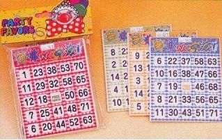 ビンゴカード 30枚入り