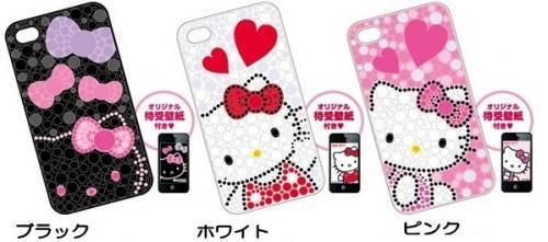 サンクレスト ハローキティ iPhone4S/4対応バックカバー★アイドレス(ジュエリーカバー) 各種