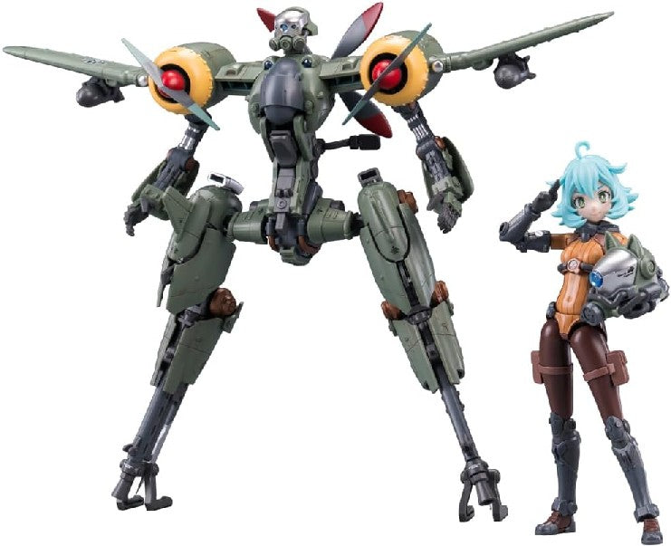 【10月発売予約】和模線/コトブキヤ ランデ・コスキネン & RTP-10A 鋒刃 高速可変戦機 (プラモデル)