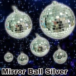 【在庫あり★即納可能】ミラーボール 25cm★シルバー/インテリア/パーティー/おしゃれ/クラブ/ダンス【新品★未使用品】