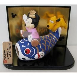 【在庫あり★即納可能】ディズニー ミッキー&プルート 鯉乗り★五月人形★端午の節句★鯉のぼり【新品★未開封品】