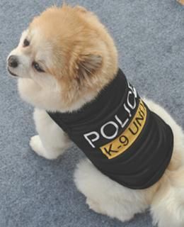 警察犬風 ペットチョッキ 夏用 POLICE K-9 UNIT★愛犬 ハロウィン 犬洋服 【新品★未使用品】【悪用禁止】