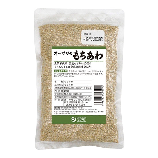 【お取り寄せ★納期 最長 約2週間】オーサワのもちあわ 200g