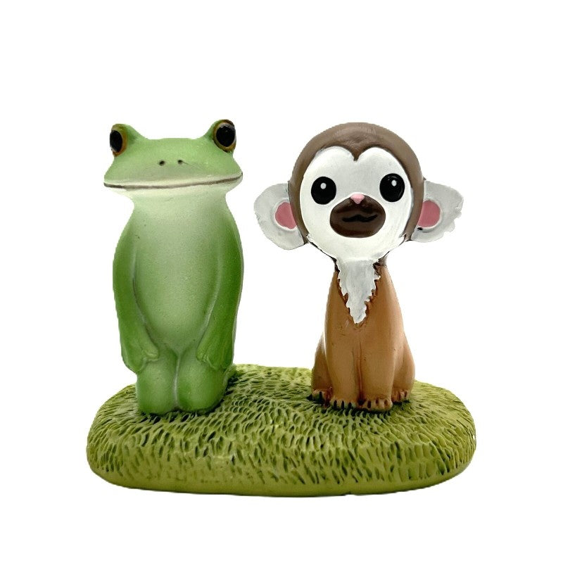 【在庫あり★即納可能】コポー リスザル&コポー Copeau★風水★金運【新品】【蛙/カエル/かえる】【置物】【キャラクターグッズ★雑貨】73958
