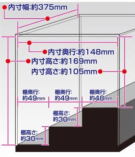 【在庫あり★即納可能】エポック社 ニュークリアコレクションケース W400UV スモークブラック フィギュアケース【新品】