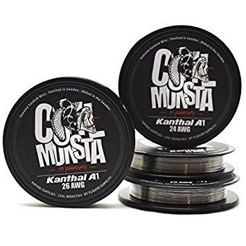 【在庫あり★即納可能】COIL MONSTA Kanthal A1 wire 20～40AWG 30ft/100ft★コイルモンスタ カンタル A-1 ワイヤー【新品・未開封】