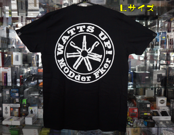 赤字上等★激安セール【在庫ラスト2個★即納可能】Asmodus T-SHIRT ブラック★電子タバコ VAPE ベイプ アスモダス ティーシャツ【新品・未開封】