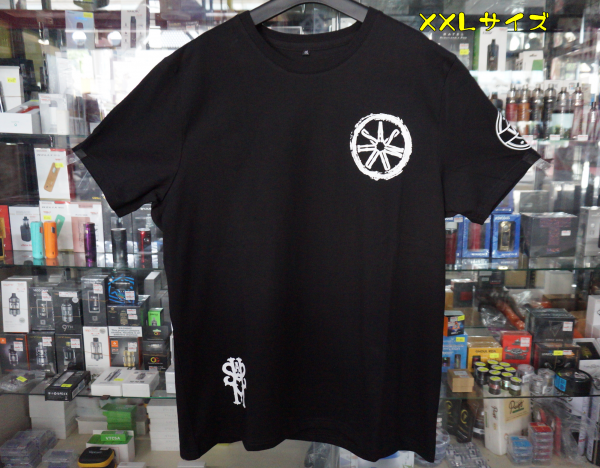 赤字上等★激安セール【在庫ラスト2個★即納可能】Asmodus T-SHIRT ブラック★電子タバコ VAPE ベイプ アスモダス ティーシャツ【新品・未開封】