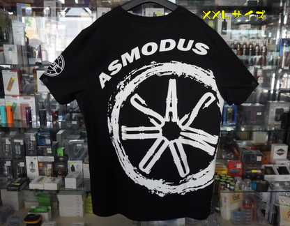 赤字上等★激安セール【在庫ラスト2個★即納可能】Asmodus T-SHIRT ブラック★電子タバコ VAPE ベイプ アスモダス ティーシャツ【新品・未開封】