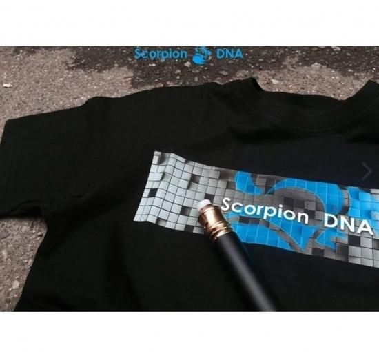 【赤字上等★激安セール】絶版品【在庫ラスト1個★即納可能】Scorpion Mods Black shirts★スコーピオンモッズ ブラック Tシャツ★電子タバコ VAPE ベイプ【新品・未開封】