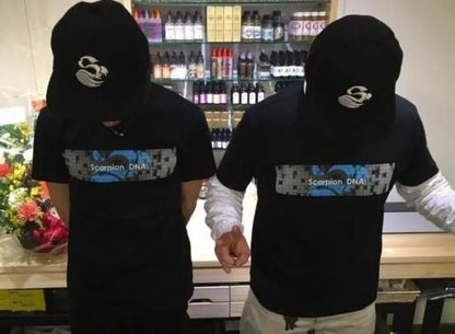 【赤字上等★激安セール】絶版品【在庫ラスト1個★即納可能】Scorpion Mods Black shirts★スコーピオンモッズ ブラック Tシャツ★電子タバコ VAPE ベイプ【新品・未開封】