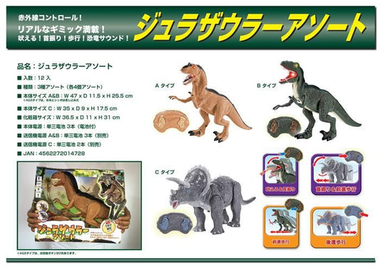 【即納】激安ラジコン 恐竜★ラジコンジュラザウラー★クリスマスプレゼントに最適★お誕生日・こどもの日【新品★未使用品】