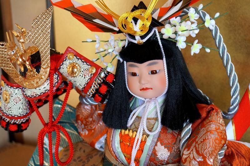在庫ラスト1個☆即納可能】廣栄作 10号 特製 兜差☆端午の節句人形 五