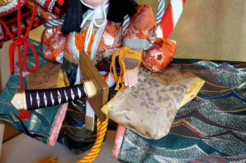 在庫ラスト1個☆即納可能】廣栄作 10号 特製 兜差☆端午の節句人形 五