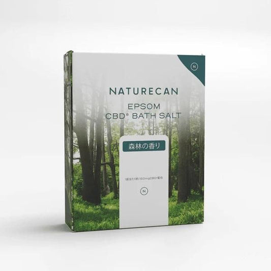 【お取り寄せ★納期 最長 約2週間】Naturecan CBDエプソムバスソルト 森林の香り