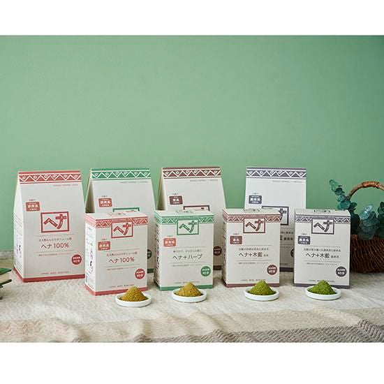 ナイアード ヘナ+ハーブ 赤茶系 100g/400g