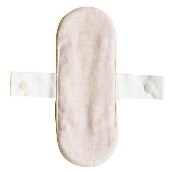 【お取り寄せ★納期 最長 約2週間】メイド・イン・アース リトル布ナプキン ガーゼ ストライプ/茶×起毛/茶