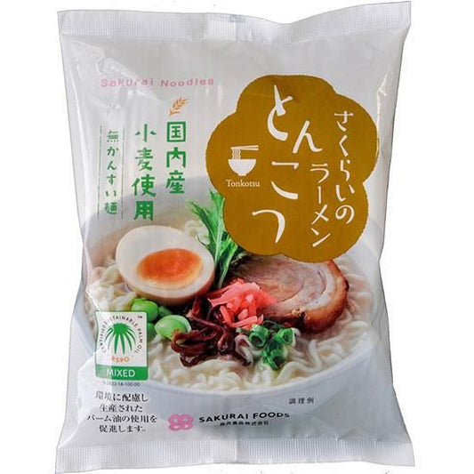 【お取り寄せ★納期 最長 約2週間】ムソー 桜井 さくらいのラーメン とんこつ 103g