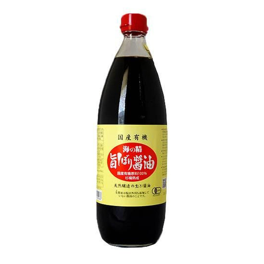 【お取り寄せ★納期 最長 約2週間】海の精 国産有機 旨しぼり醤油 1L