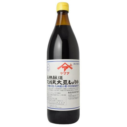 【お取り寄せ★納期 最長 約2週間】松合食品 天然醸造 九州丸大豆しょうゆ 900ml