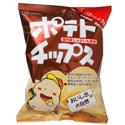【お取り寄せ★納期 最長 約2週間】創健社 ポテトチップス バターしょうゆ味 60g/ 160453