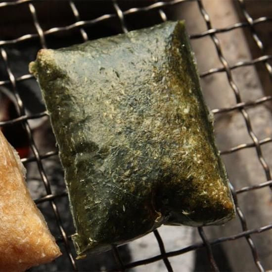 【お取り寄せ★納期 最長 約2週間】金沢大地　オーガニック玄米もち よもぎ　300g（6枚入）
