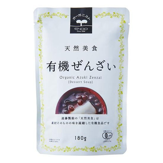 【お取り寄せ★納期 最長 約2週間】オーサワ 天然美食 有機ぜんざい 180g