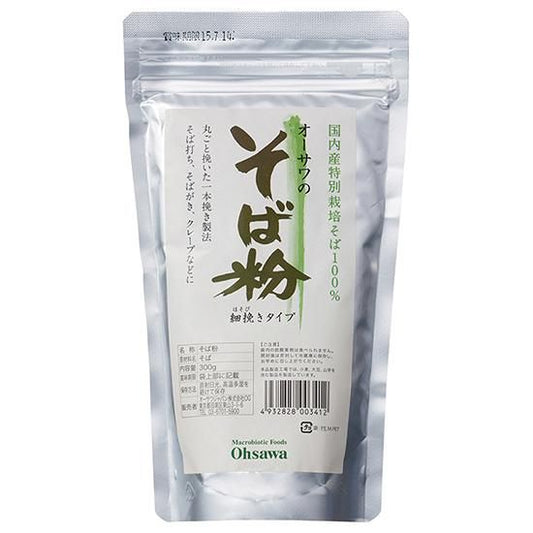 【お取り寄せ★納期 最長 約2週間】オーサワ そば粉 （細びき） 300g