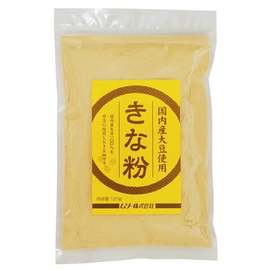 【お取り寄せ★納期 最長 約2週間】ムソー 国内産大豆使用 きな粉 120g