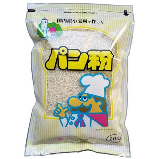 【お取り寄せ★納期 最長 約2週間】ムソー 桜井 国内産 パン粉 200g