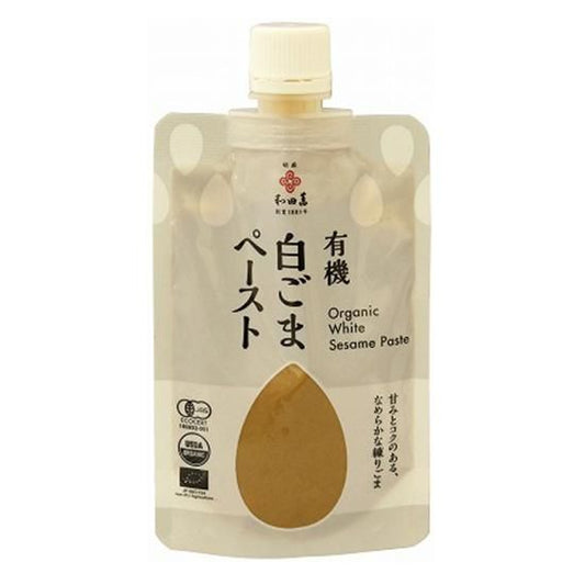 【お取り寄せ★納期 最長 約2週間】ムソー 和田萬　有機白ごまペースト 80g