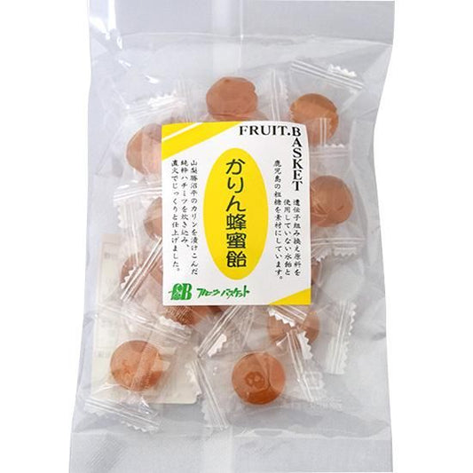【お取り寄せ★納期 最長 約2週間】フルーツバスケット かりんはちみつ飴 80g