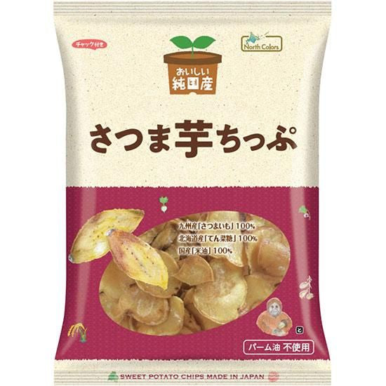 【お取り寄せ★納期 最長 約2週間】ムソー ノースカラーズ　純国産 さつま芋ちっぷ 115g