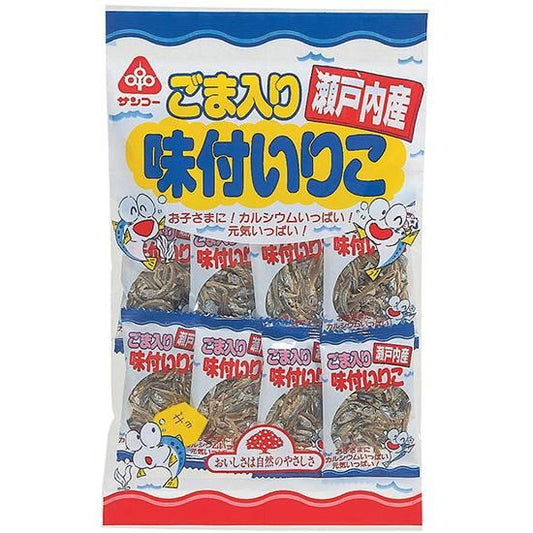 【お取り寄せ★納期 最長 約2週間】ムソー サンコー ごま入り味付けいりこ30g(2.5g×12)